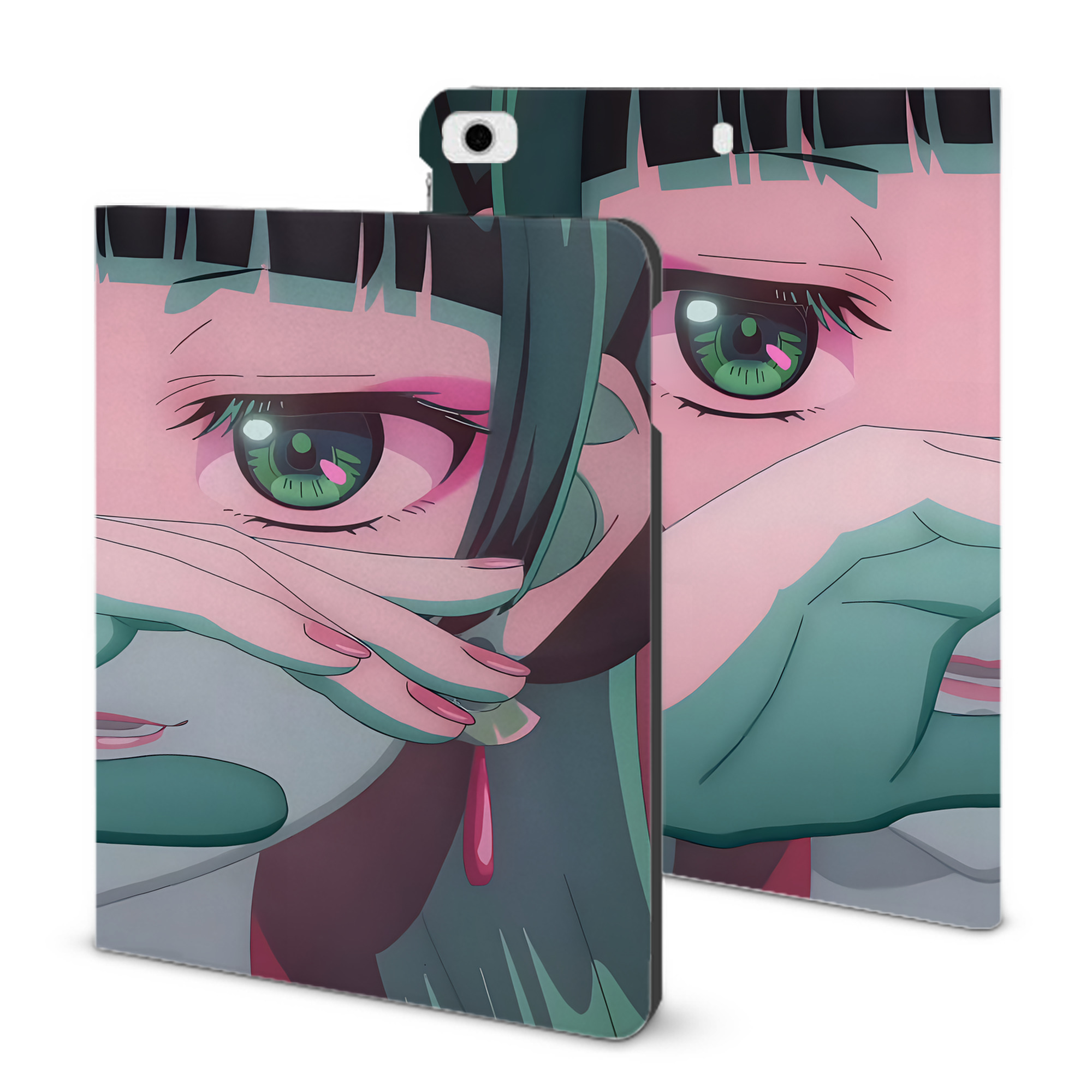 （画像用） 薬屋のひとりごと The Apothecary Diaries IPad ケース ブック型 PUレザー TPU 耐衝撃 軽量 薄型 ペン収納なし 全面保護 IPad 各モデル対応